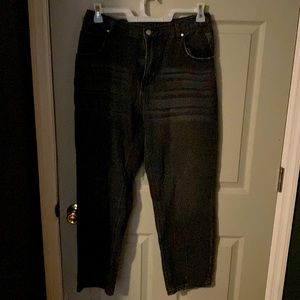 SHEIN black curve jeans